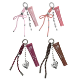 Be On Time Vegan Fluffy Plumper Keyring Set 4 Colors