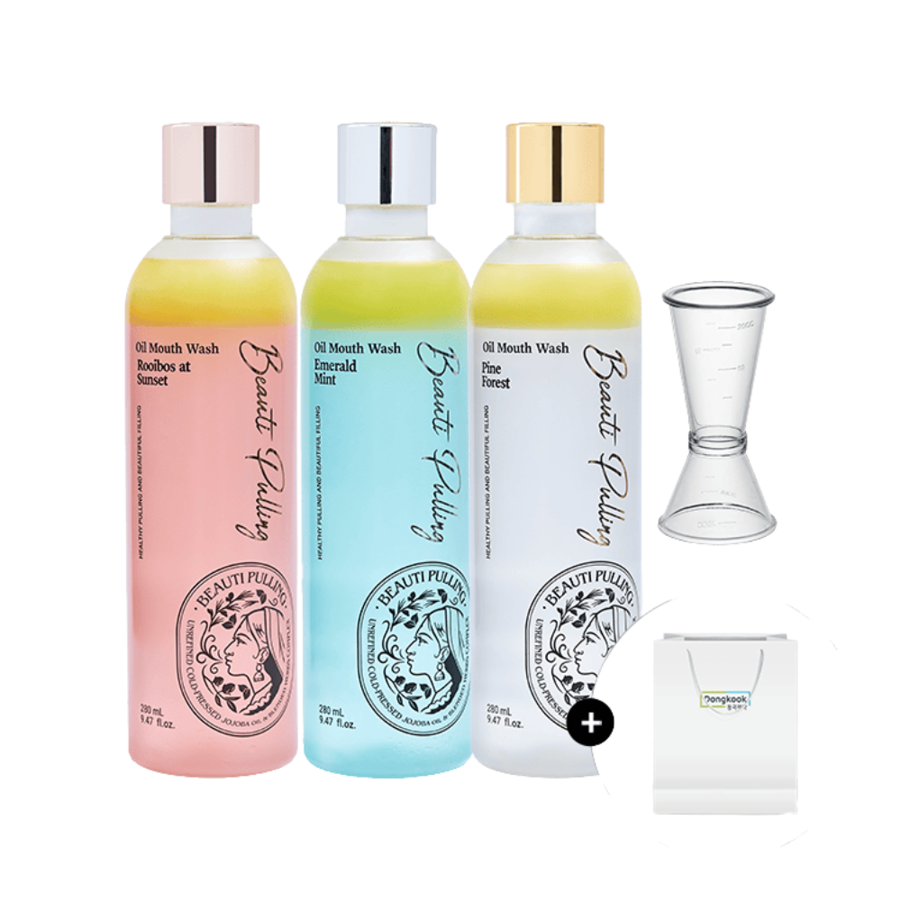 Beauti Pulling Oil Mouthwash 280ml + Exclusive Gargle Cup