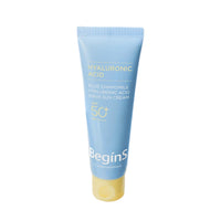 Begins by JUNG SAEM MOOL Blue Chamomile Hyaluronic Acid Aqua Sun Cream SPF 50+ PA++++ 50ml