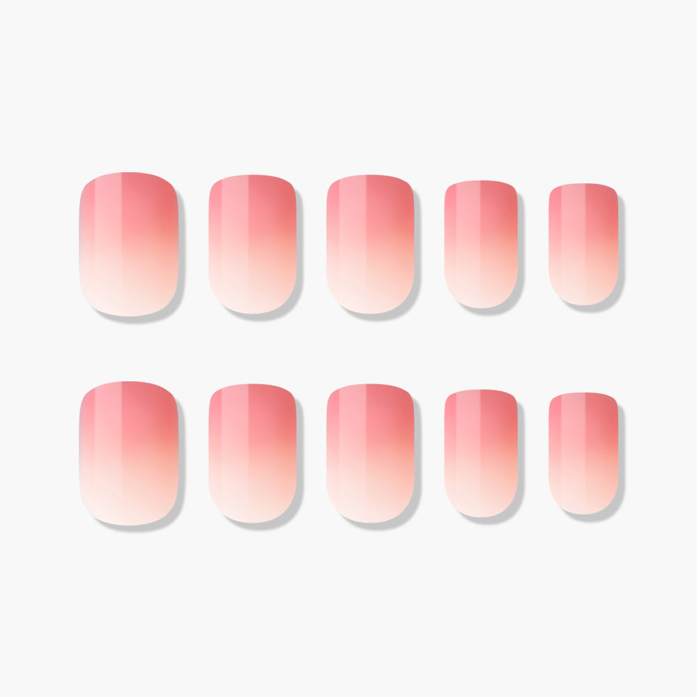 MUZMAK Nail Tips 36pcs #Berry Ade(Regular Square)