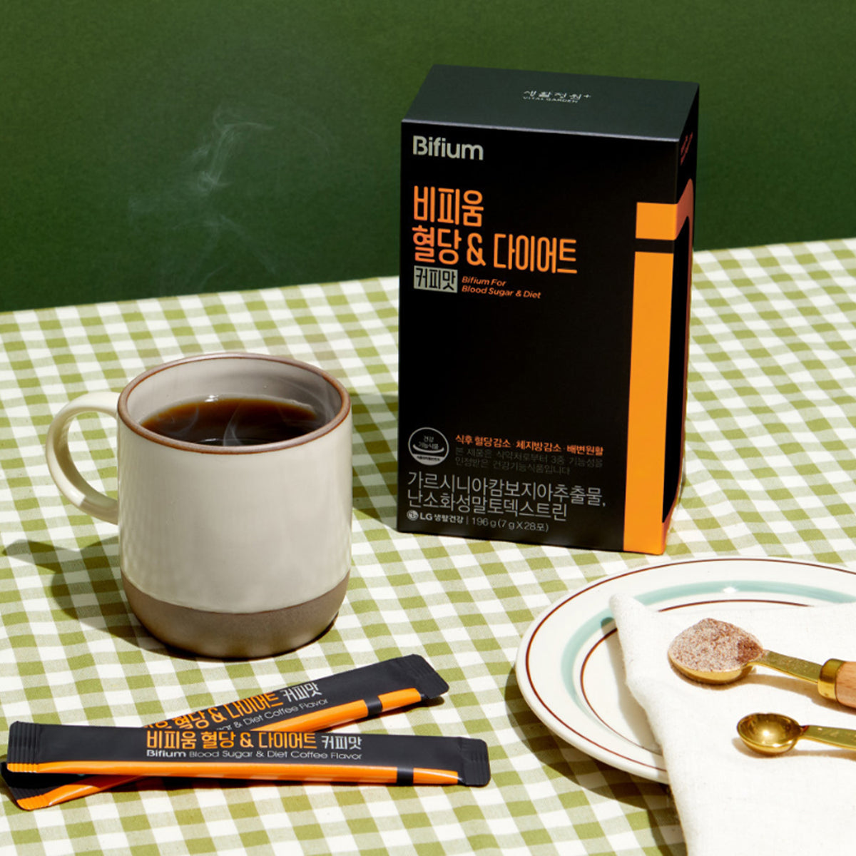 Bifium For Blood Sugar & Diet Coffee Flavor 28 Sticks (2-Week Supply)