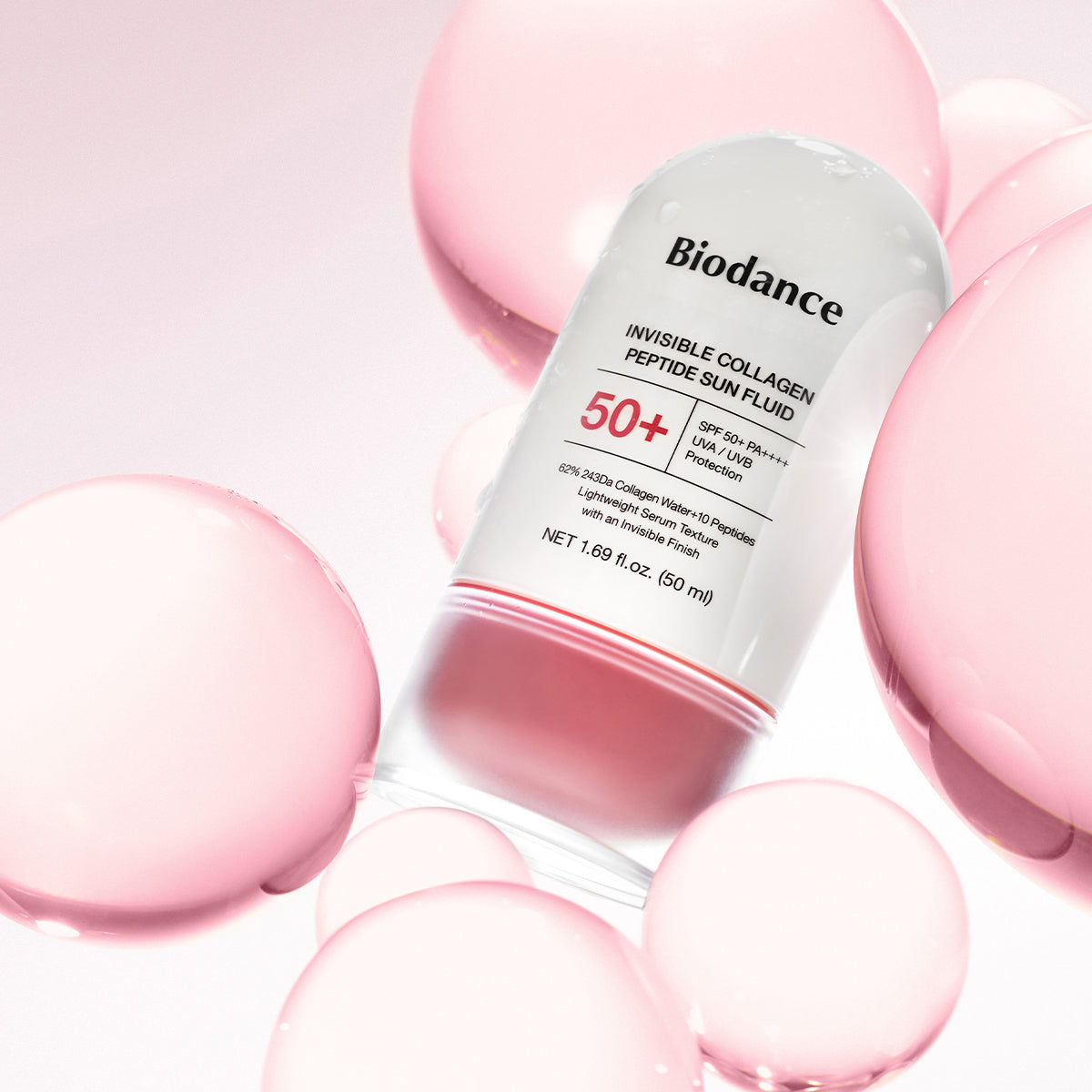 Biodance Invisible Collagen Peptide Sun Fluid SPF50+ PA++++ 50ml