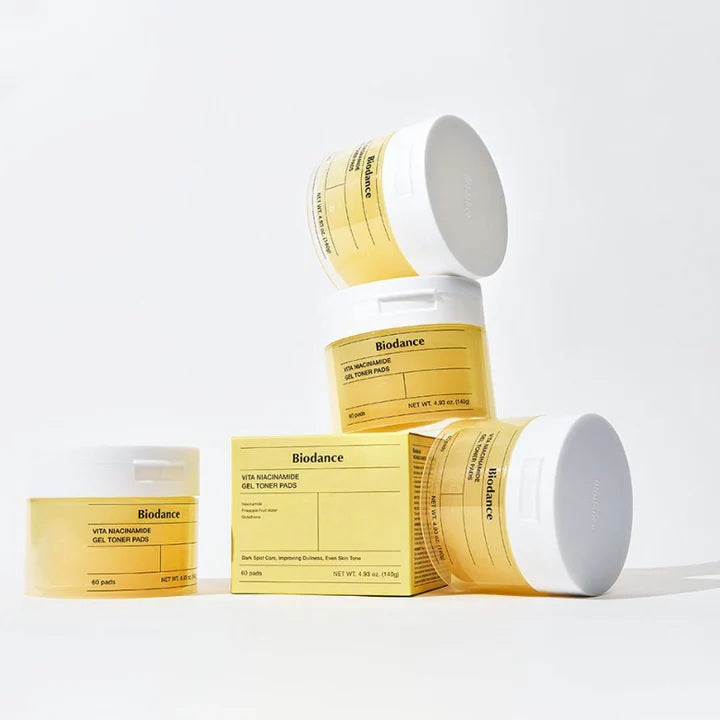 [Expiration imminen] Biodance Vita Niacinamide Gel Toner Pads 140g 60pads
