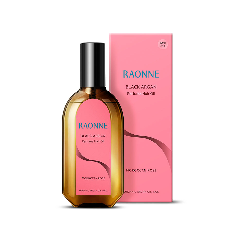 Raonne Black Argan Perfume Oil Moroccan Rose 100ml