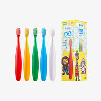 Bristik ERGO Ergonomic Kids Toothbrush (Stage 1/2) 5-Pack [Choose 1 from 6 Options]