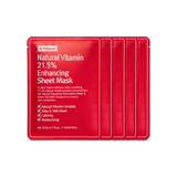 By Wishtrend Natural Vitamin 21.5% Enhancing Sheet Mask 5ea