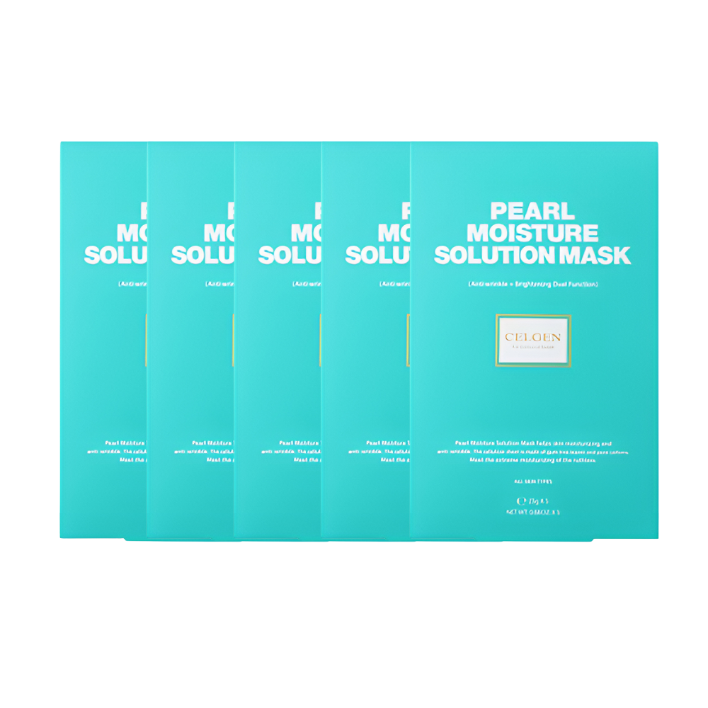 CELGEN Pearl Moisture Solution Mask 25g * 5ea