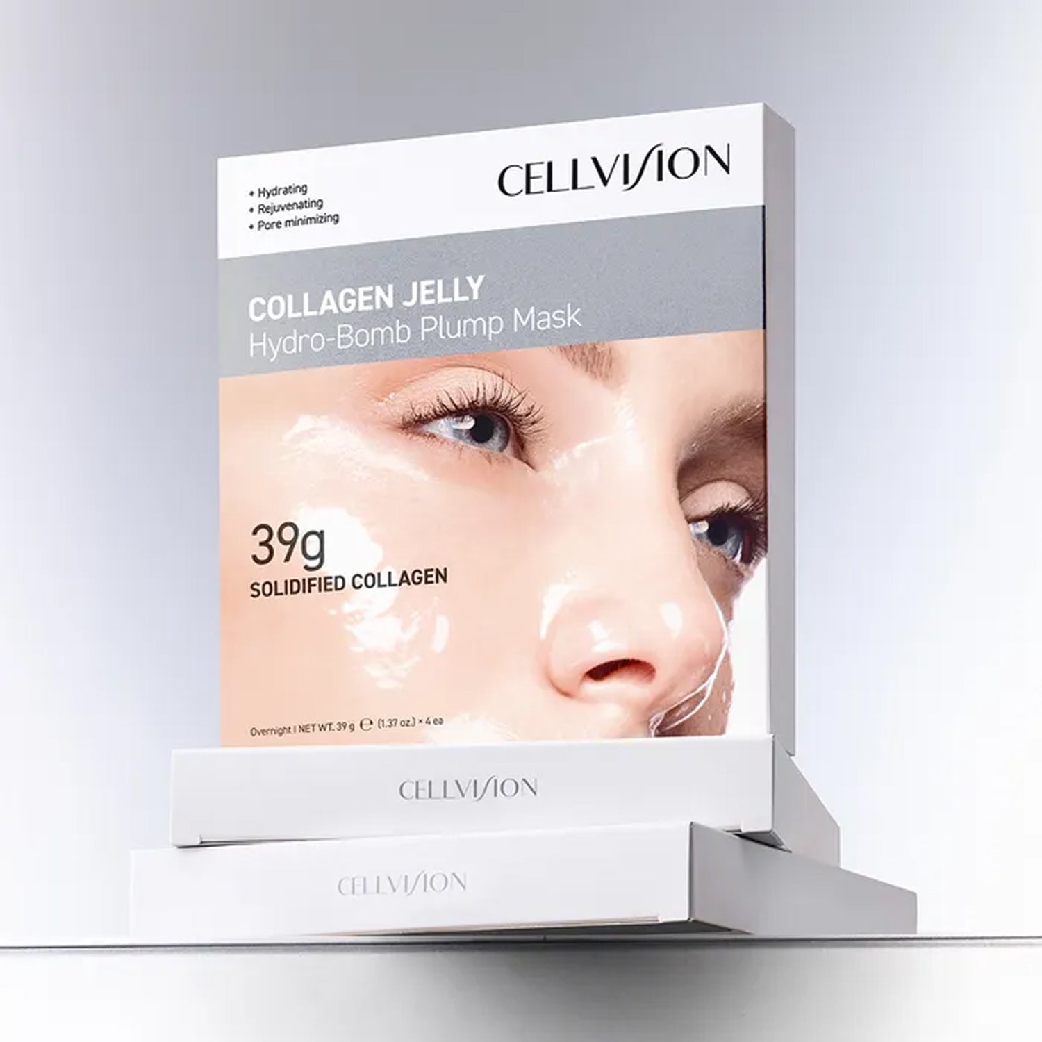 CELLVISION Collagen Jelly Hydro-Balm Plump Mask Pack 4ea