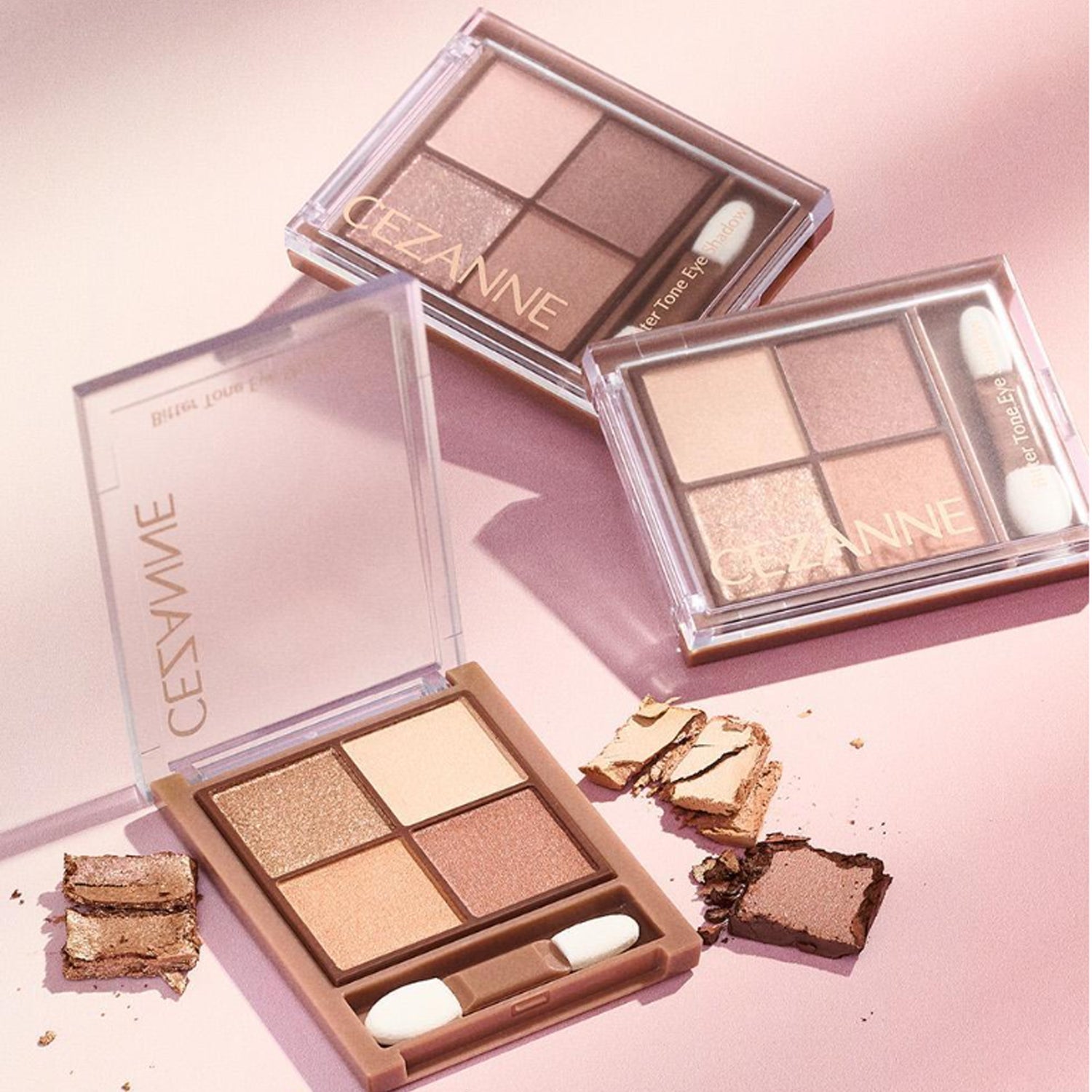 [Expiration imminen] CEZANNE Bitter Tone Eyeshadow 4g #02 Dry Rose