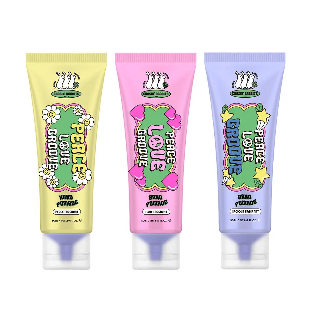 [Expiration imminen] CHASIN’ RABBITS Peace Love Groove Perfume Hand 50ml 3 Types