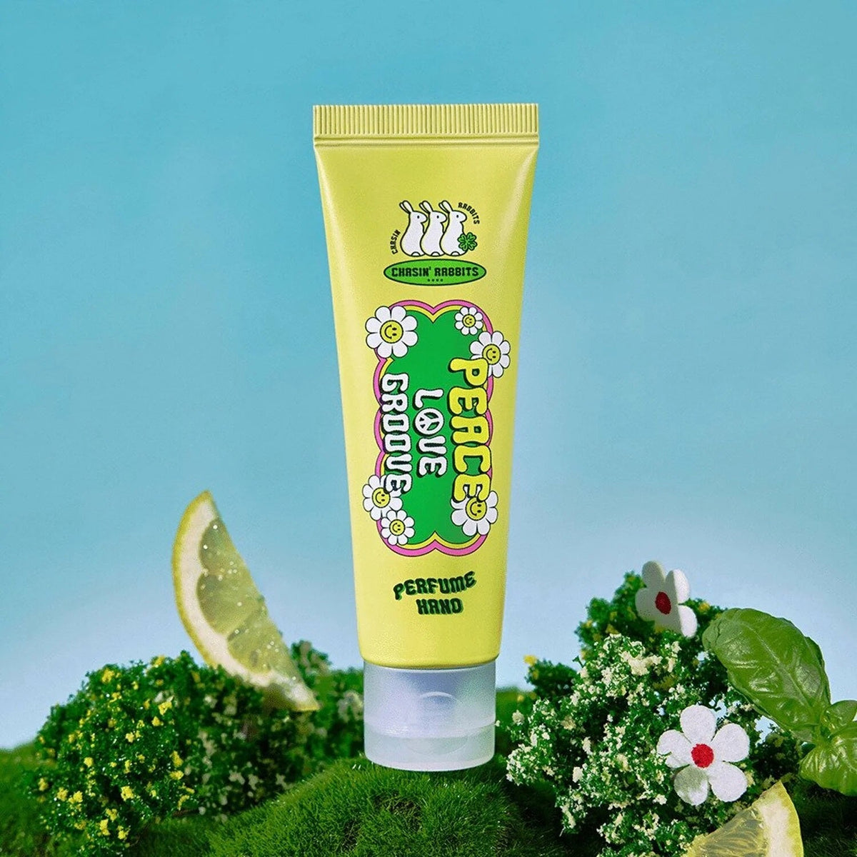 [Expiration imminen] CHASIN’ RABBITS Peace Love Groove Perfume Hand 50ml 3 Types