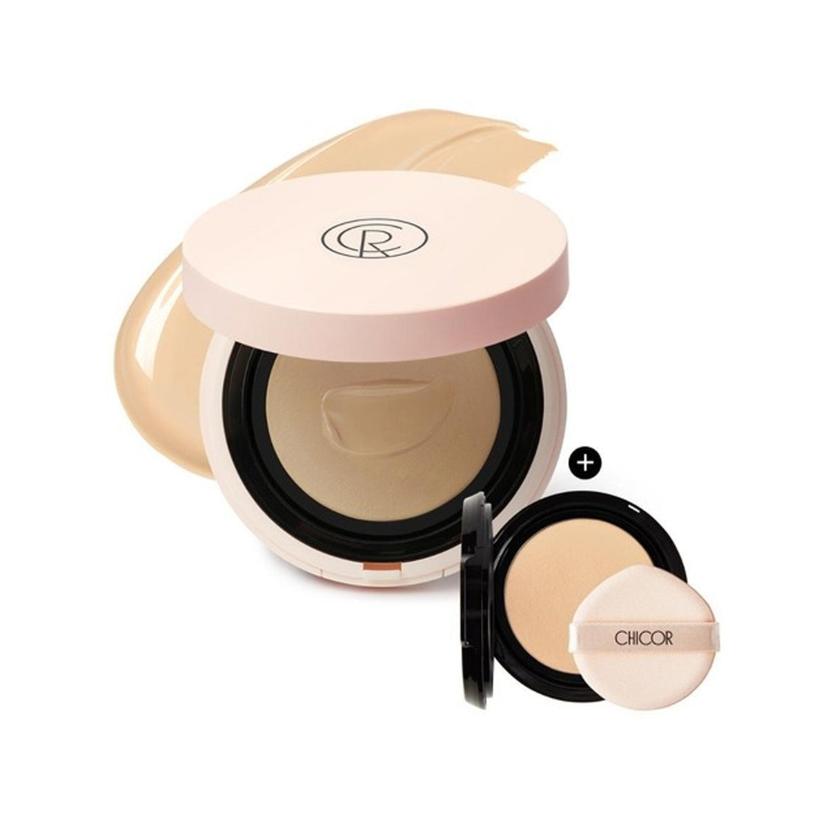 CHICOR Shine Mesh Cushion Set (Main + Refill) 3 Colors