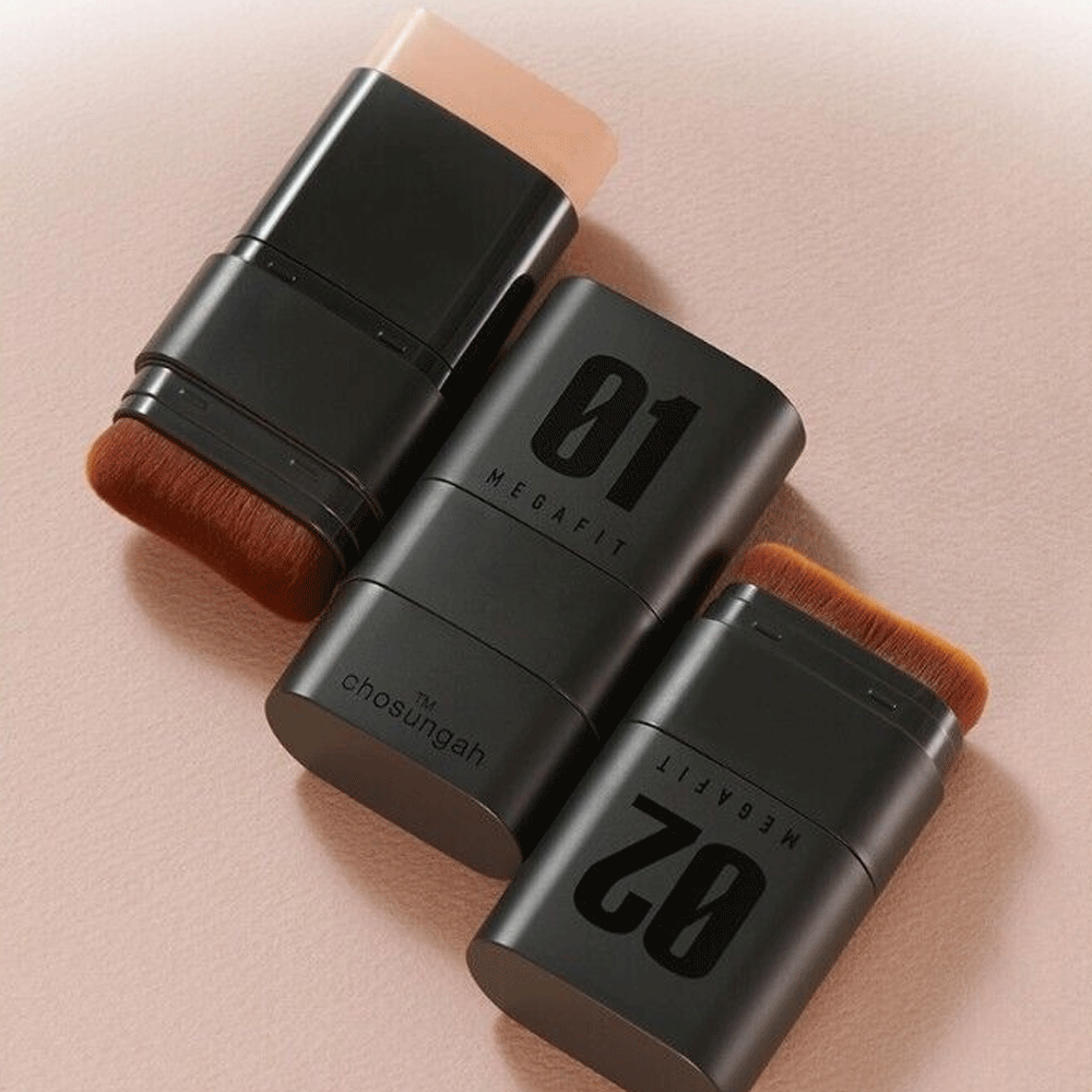 HOSUNGAH BEAUTY Mega Fit Stick Foundation SPF50+ PA++++ 16g, a stick foundation with SPF50+ and PA++++ for effective sun protection.