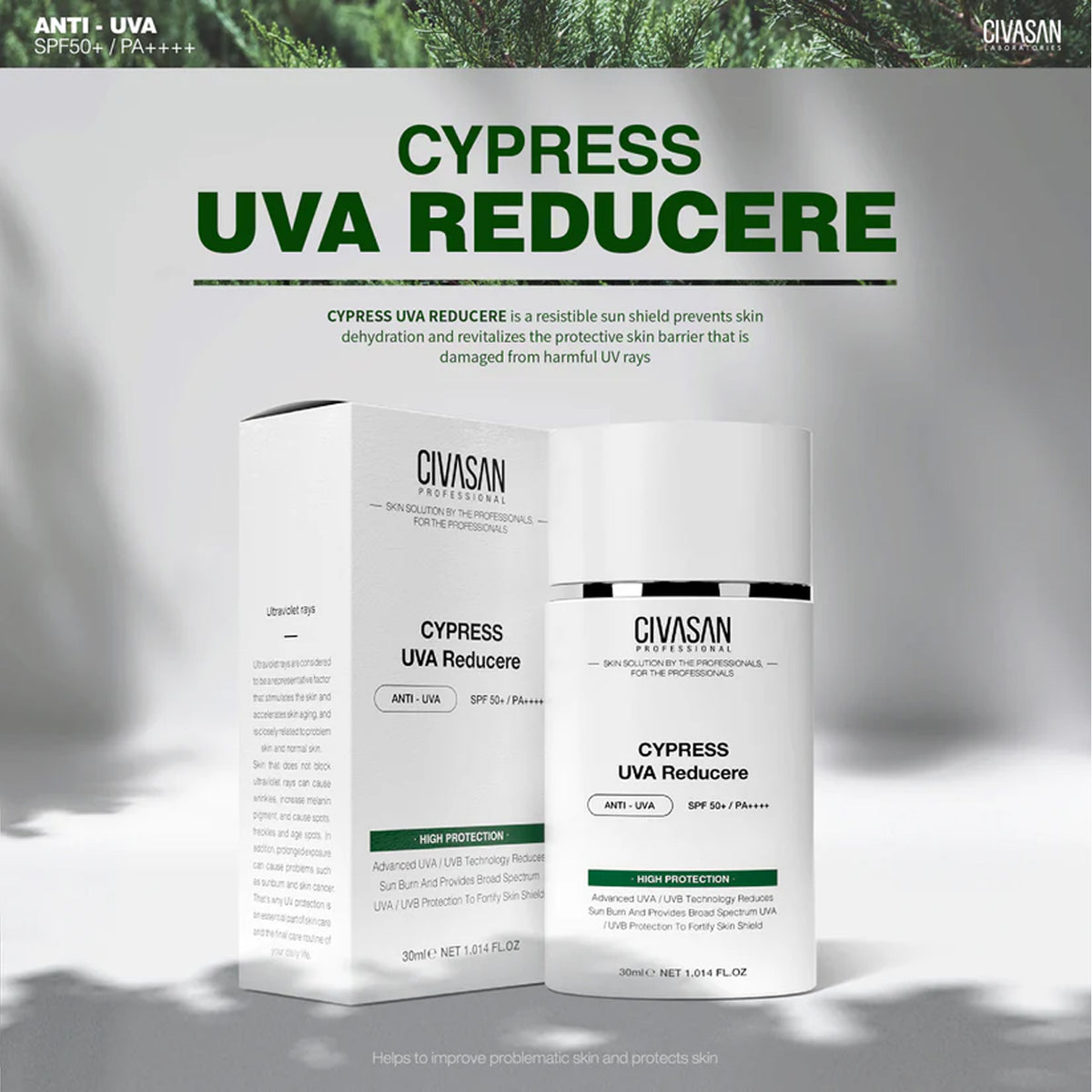 CIVASAN Cypress UVA Reducere 30ml