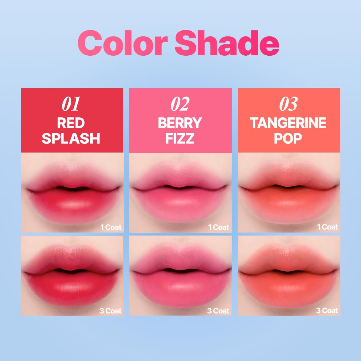 CLIO Water Soda Tint 3g x 5 Shades