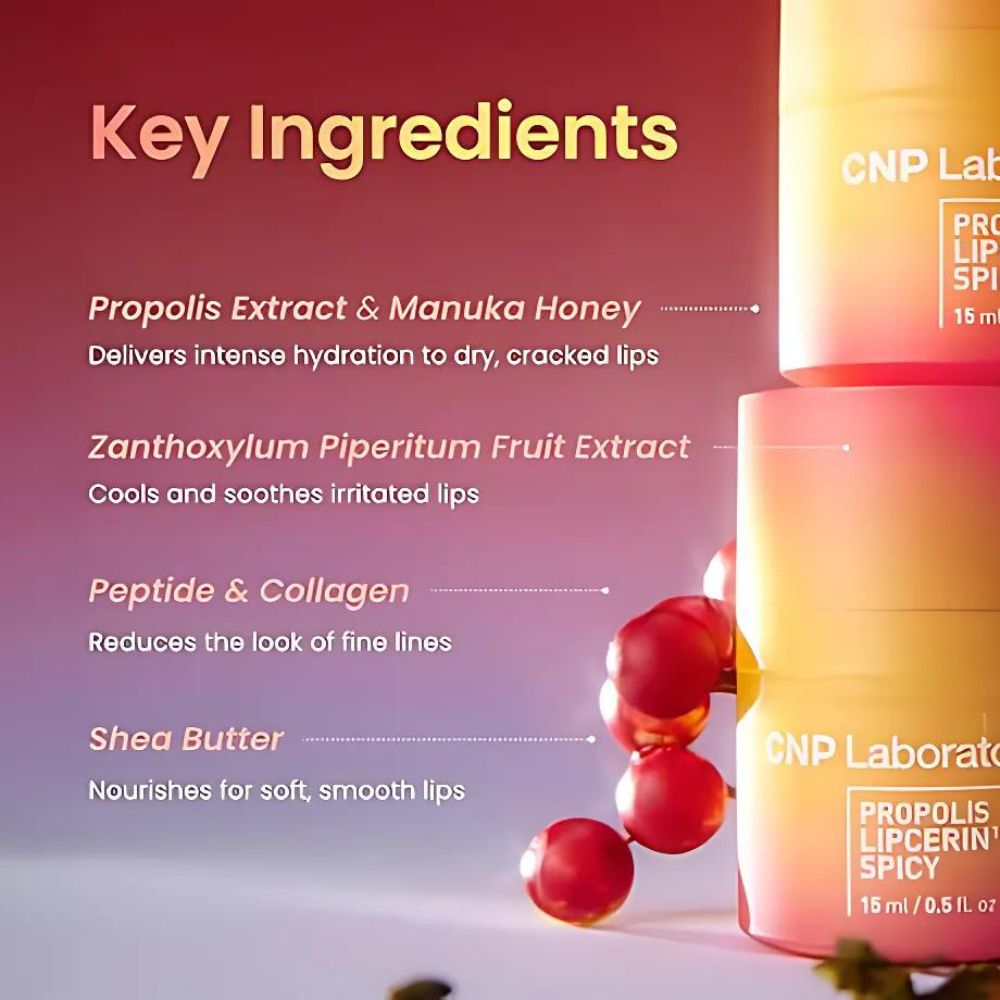 CNP Laboratory Propolis Lipcerin 15ml (3 options to choose)