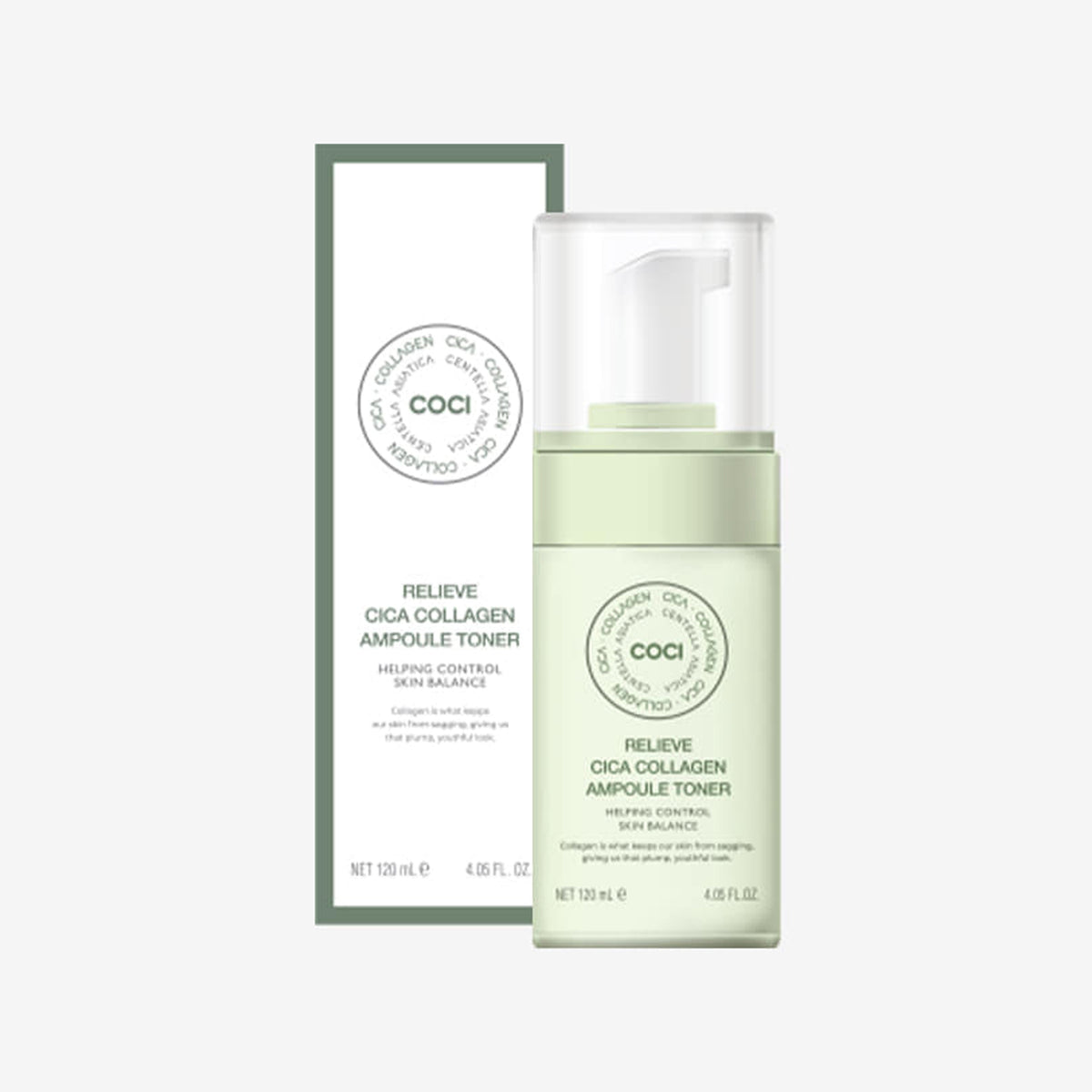 COCI Relieve Cica Collagen Ampoule Toner 120ml