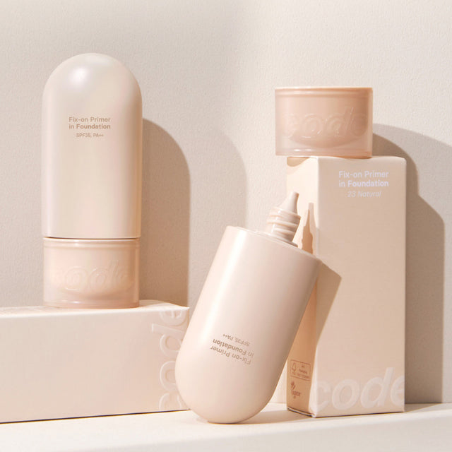 CODE GLOKOLOR Fix On Primer In Foundation SPF35 PA++ 40ml 2colors