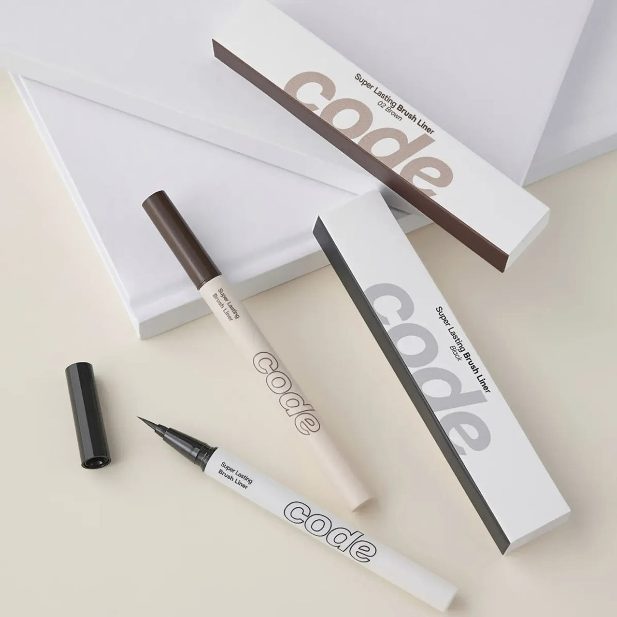 CODE GLOKOLOR Super Lasting Brush Liner 0.6g 2colors