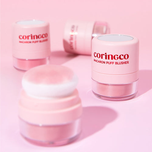 CORINGCO Macaron Puff Blusher (3 Colors)