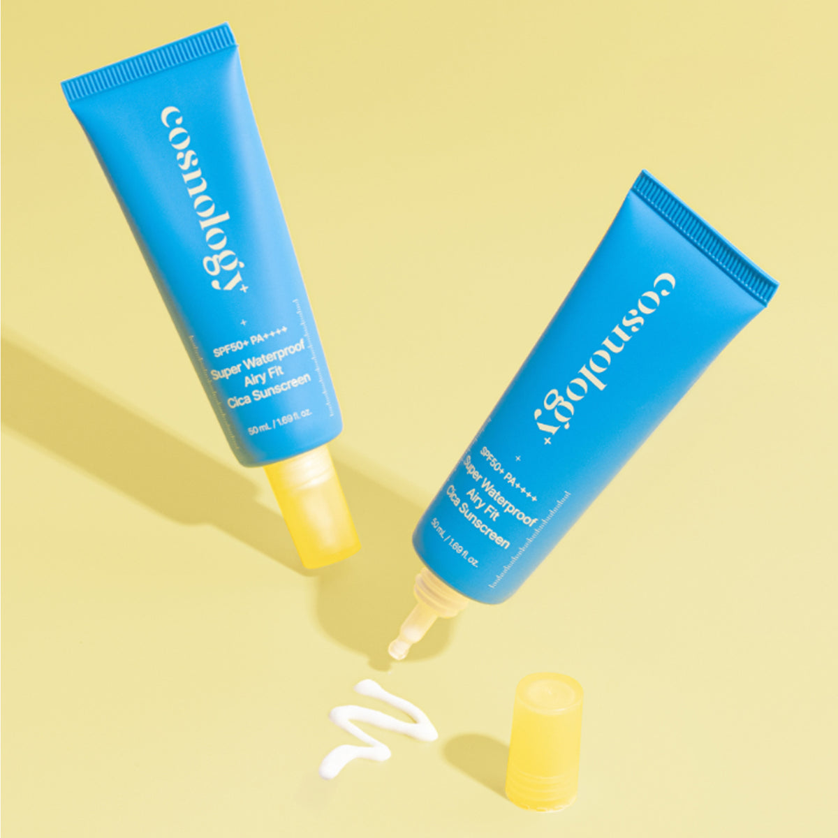 COSNOLOGY Super Waterproof Airy Fit Cica Sunscreen SPF50+ PA++++ 50ml