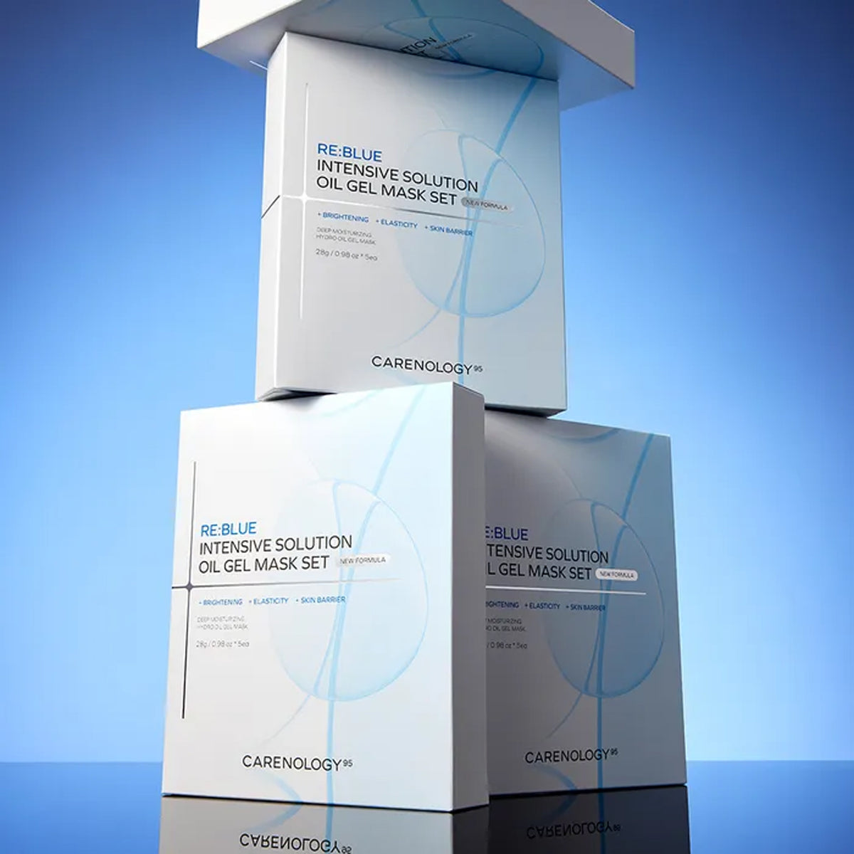 Carenology95 RE:BLUE Intensive Solution Oil Gel Mask Set 28g (Pack of 5)