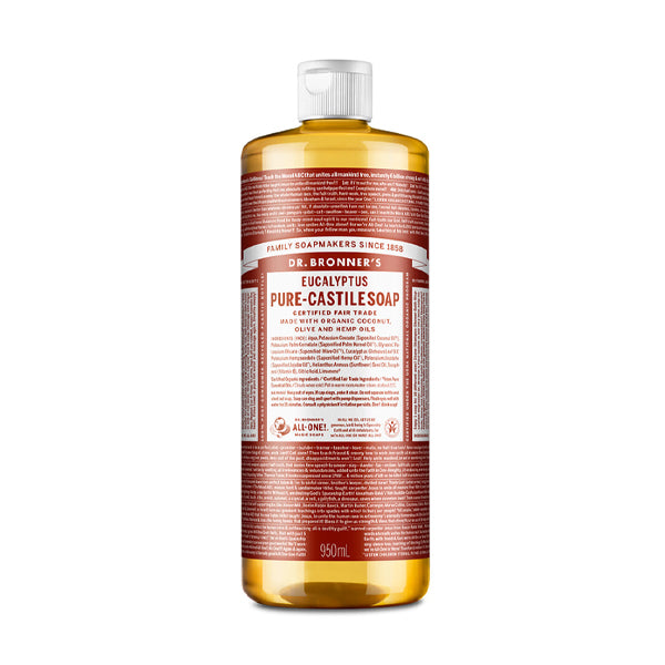 DR.BRONNER'S Eucalyptus Pure Castile Soap 950ml