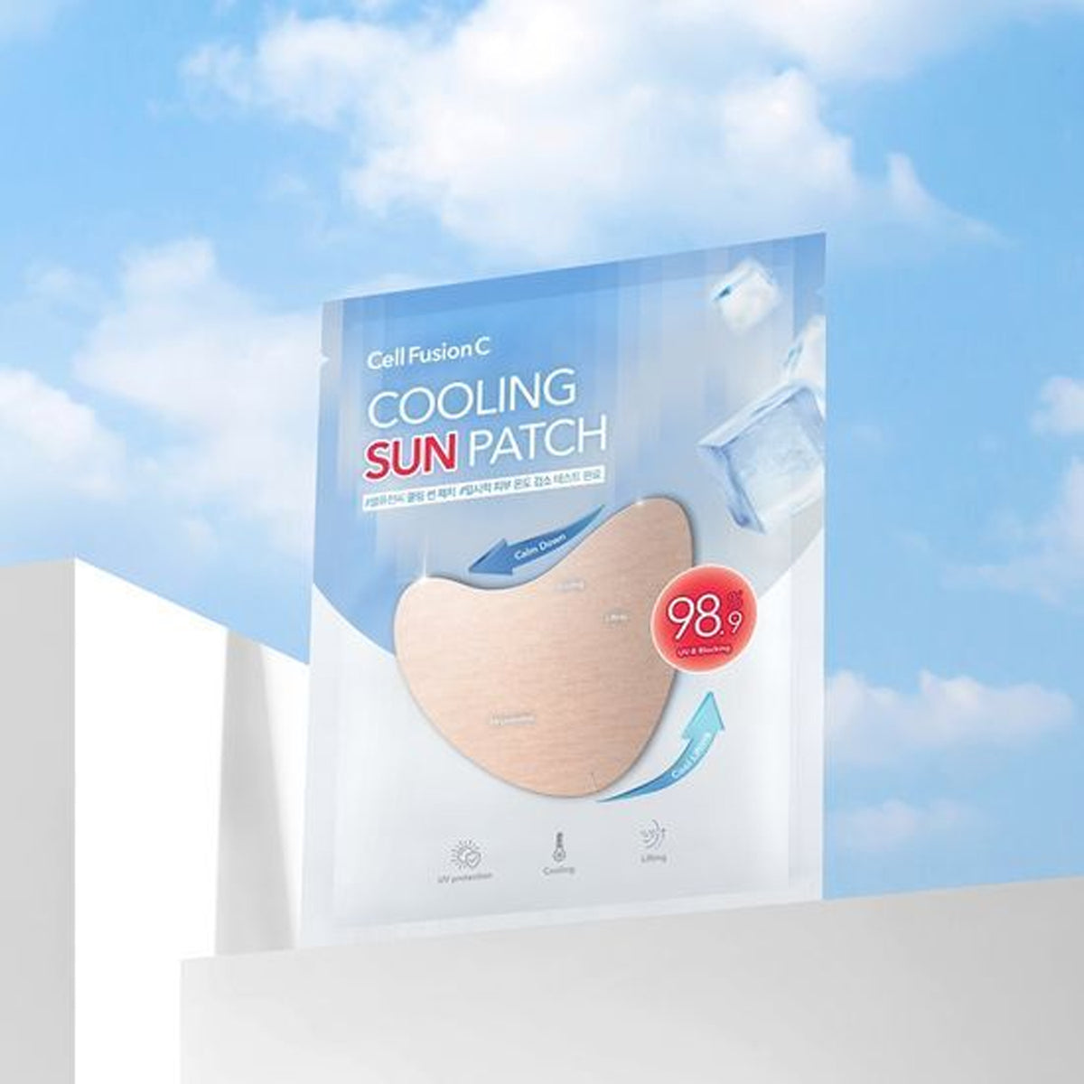 Cell Fusion C Patch de sol de enfriamiento 4.5g x 4ea