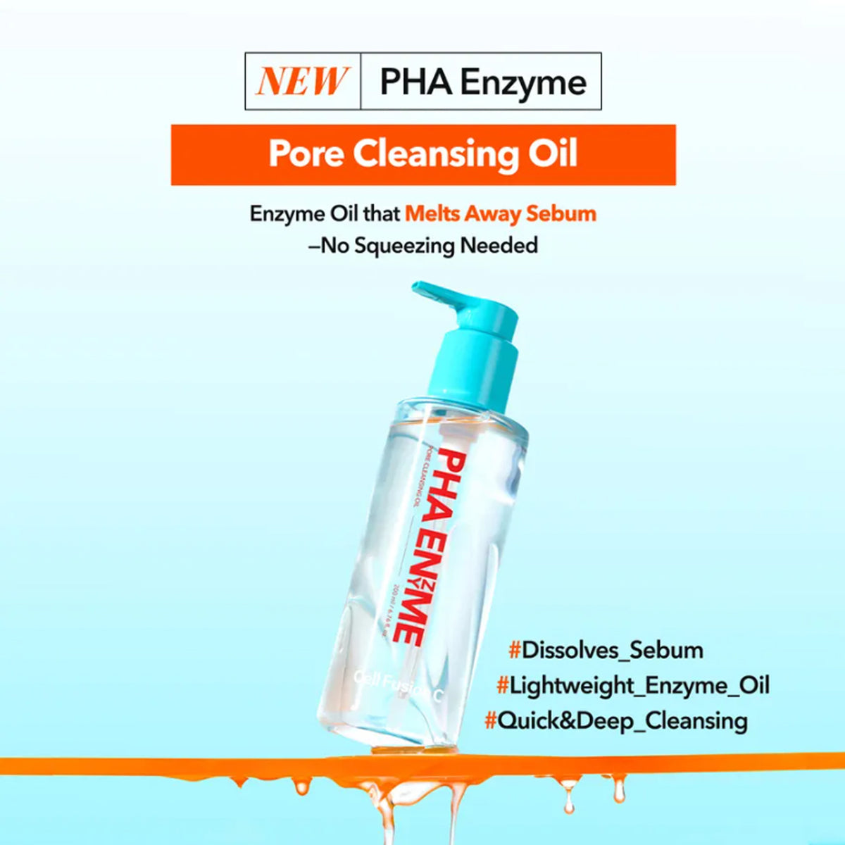 Cell Fusion C PHA Enzyme Pore Cleansing Oil 200ml