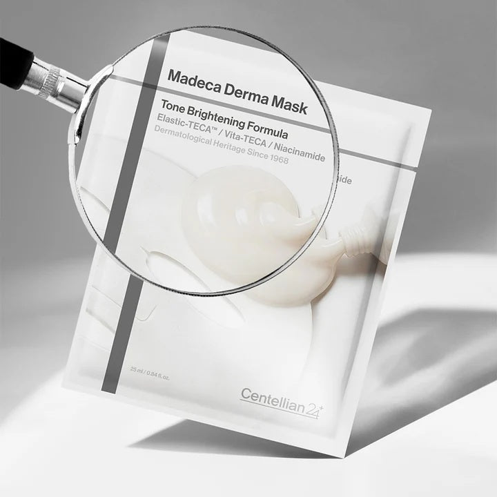 Centellian24 Madeca Derma Mask Tone Brightening Formula 25ml 1 Box 10 Sheets