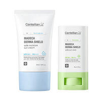 Centellian24 Madeca Derma Shield Moisture Sun Cream 50ml + Sun Stick 18g – Full Moisture & Cooling Sun Care Package