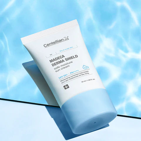 Centellian24 Madeca Derma Shield Moisture Sun Cream 50ml + Sun Stick 18g – Full Moisture & Cooling Sun Care Package