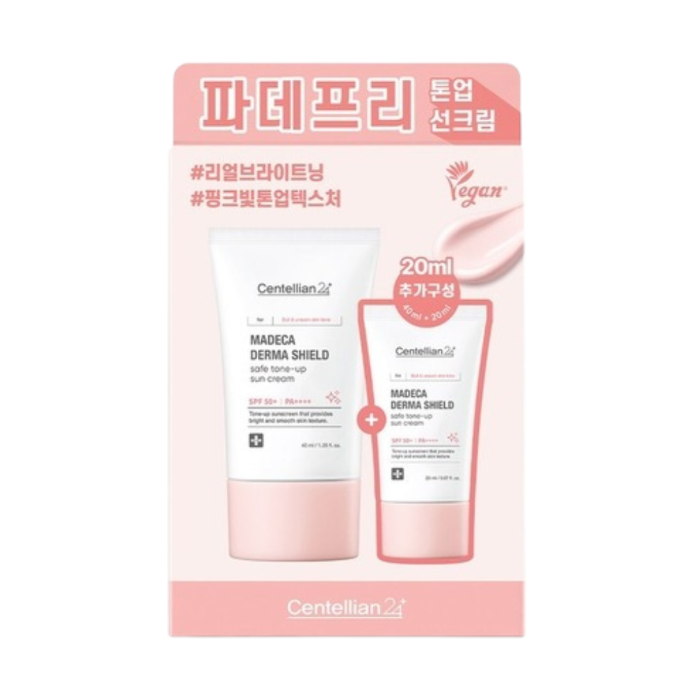 Centellian24 [NEW] Madeca Derma Shield Safe Tone-Up Sun Cream Special Set (40ml + 20ml)