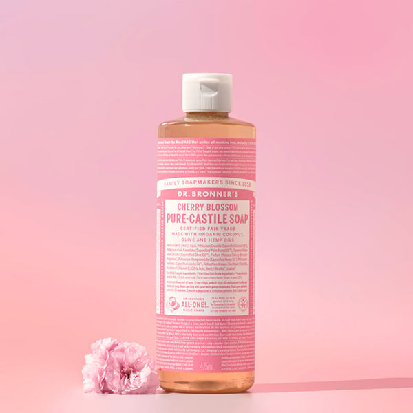 DR.BRONNER'S Cherry Blossom Pure Castile Soap 475ml