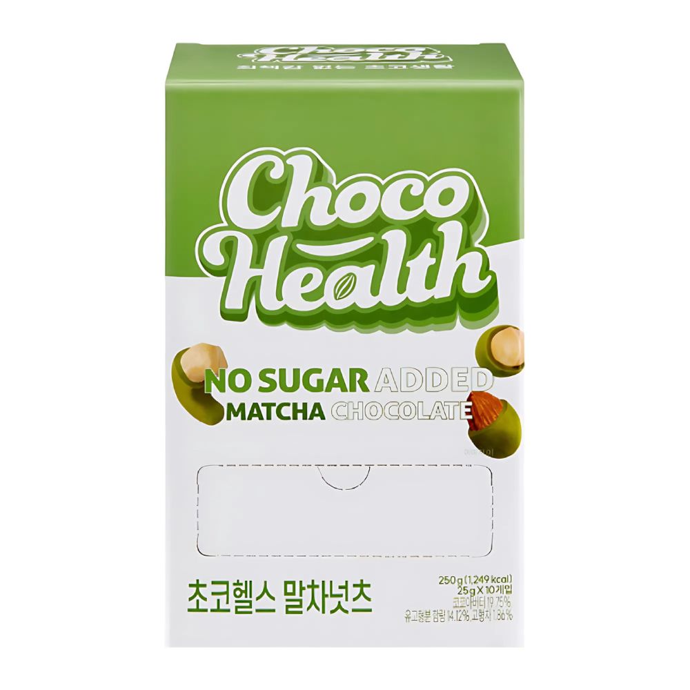 Choco Health No Sugar Added Matcha Chocolate 25g*10 packs DODO SKIN