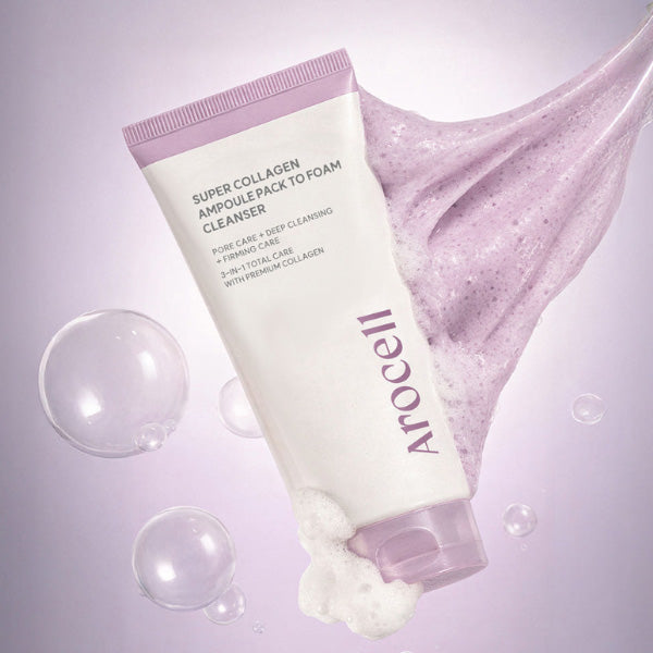 AROCELL Super Collagen Pack to Foam Cleanser 120g