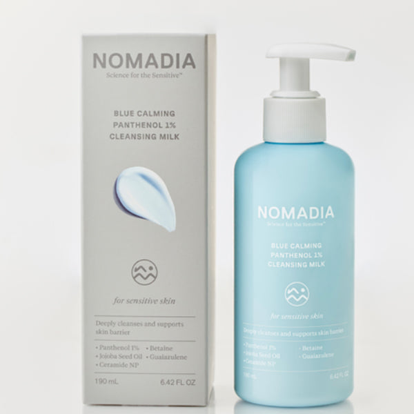 Nomadia Blue Soothing Panthenol 1% Cleansing Milk 190ml