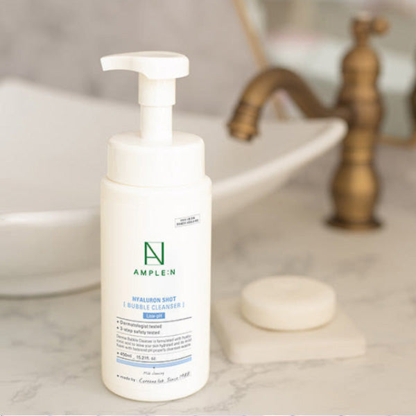 AMPLE:N Hyalruon Shot Bubble Cleanser 450ml