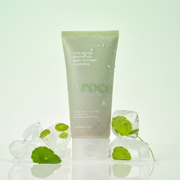 AROCELL Cica Repair Panthenol Pack to Foam Cleanser 120g