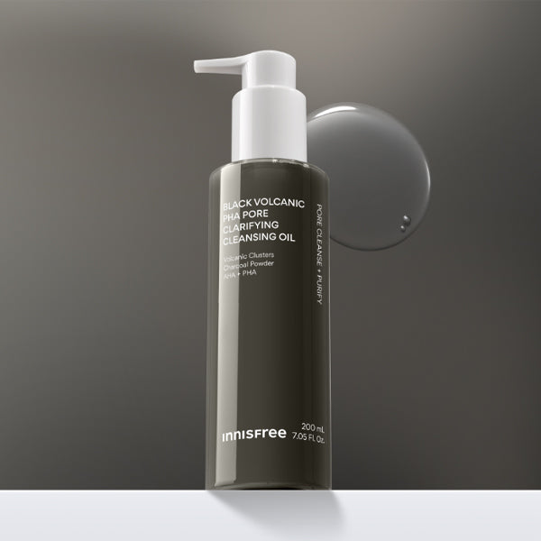 Innisfree Black Volcanic Clay PHA Pore Cleansing Oil 200ml