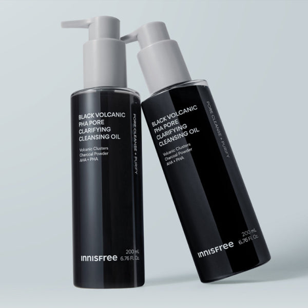 Innisfree Black Volcanic Clay PHA Pore Cleansing Oil 200ml
