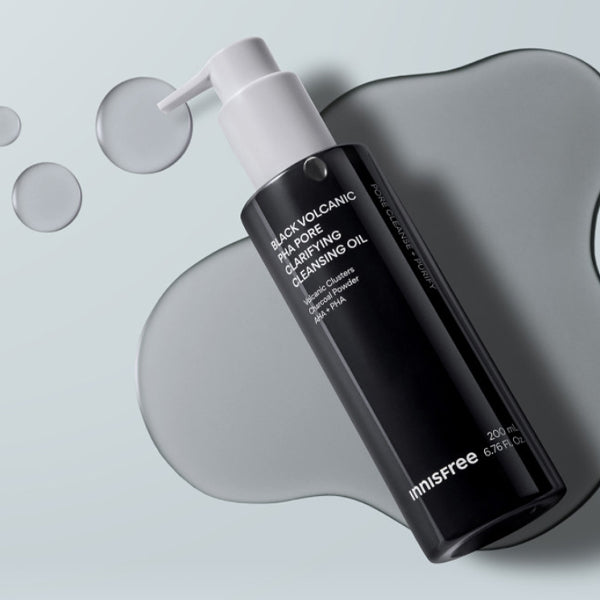 Innisfree Black Volcanic Clay PHA Pore Cleansing Oil 200ml