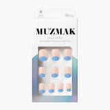 MUZMAK Nail Tips 36pcs #Cloud(Short Square)