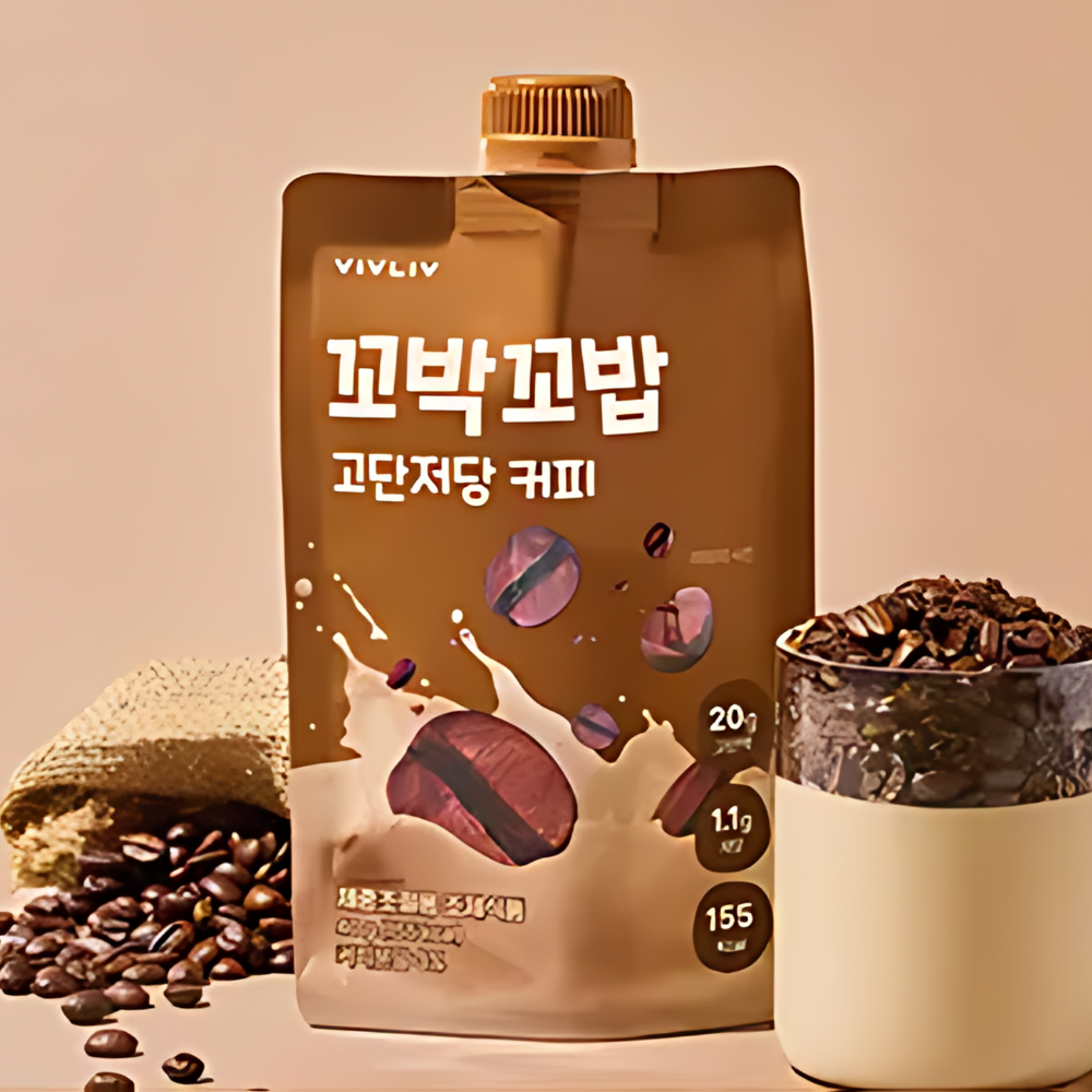 VIVLIV KKOBAK KKOBAB SCHACHO DE SUGAR BAJO PROTEINES - 40G × 7 (elija 1 de 6 sabores)