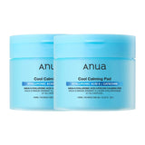 Anua 8 Hyaluronic Acid Catechin Calming Cooling Pads 110 Sheets [1+1]