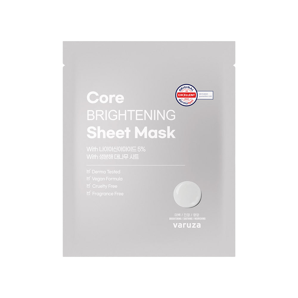 varuza Core Brightening Sheet Mask with Niacinamide 5% 1ea