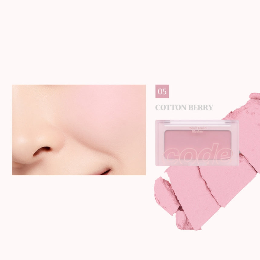 Code Glokolor Mood Touch Blusher 3.5g - DODOSKIN