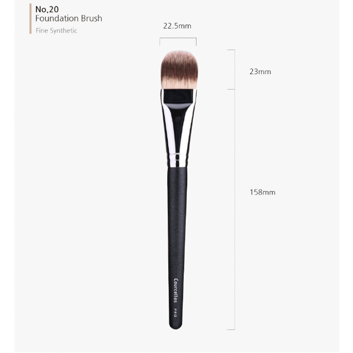 Courcelles Foundation Brush No. 20