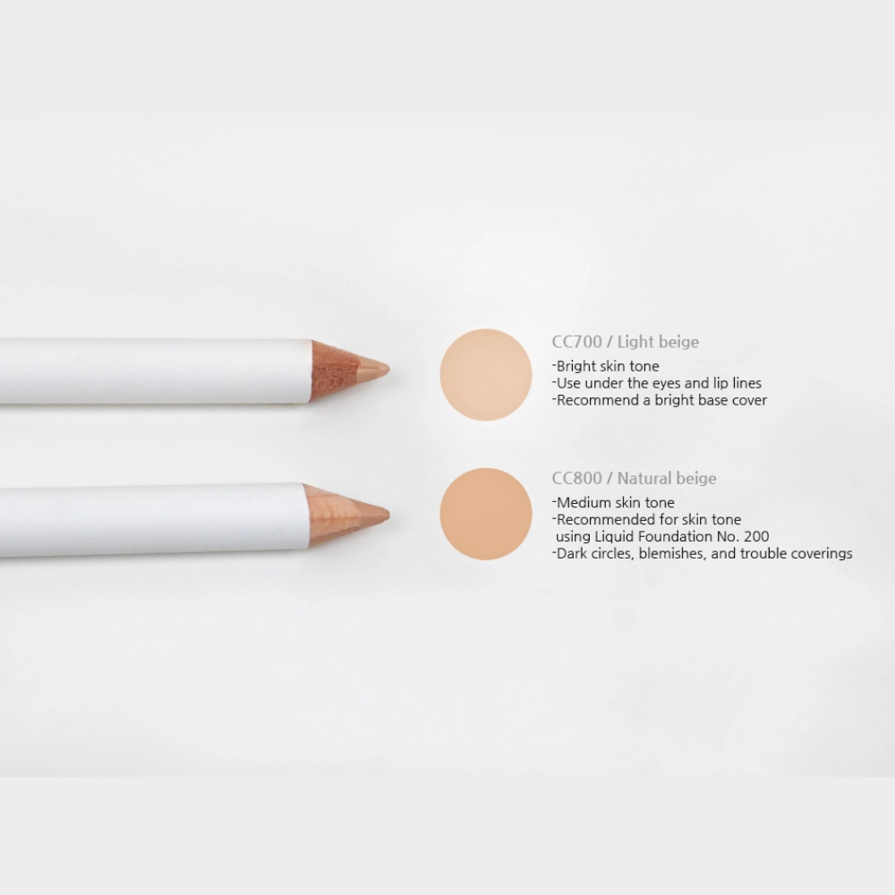 Courcelles Original Concealer Pencil (2 Colors: CC700 / CC800) – Optional Sharpener Included