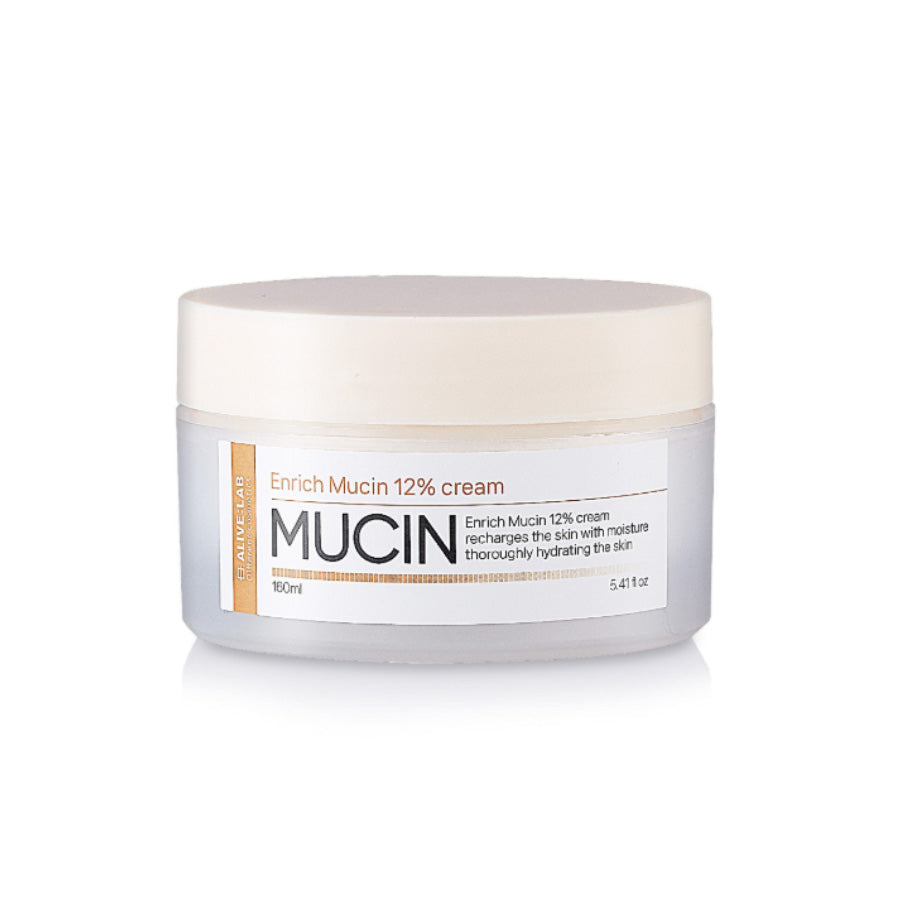 ALIVE:LAB Enrich Mucin 12% Cream 160ml